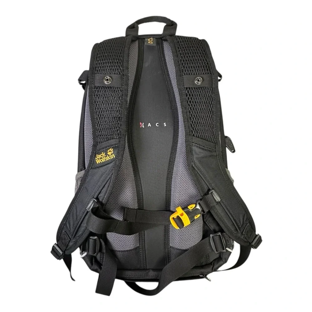 Jack Wolfskin Velocity 12 Litre Backpack Rucksack Black Air Control System Bike
